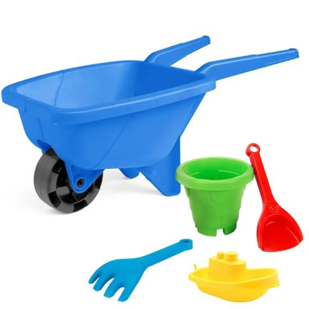 Malé pieskovisko fúrik modrej farby s doplnkami - Wader