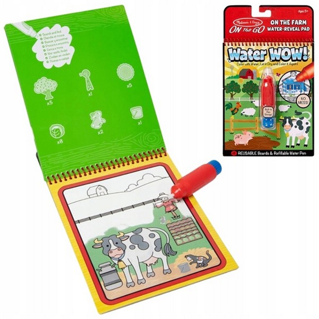 Melissa & Doug: Water WOW! maľovanie vodou - Farma - Spin Master kép 2