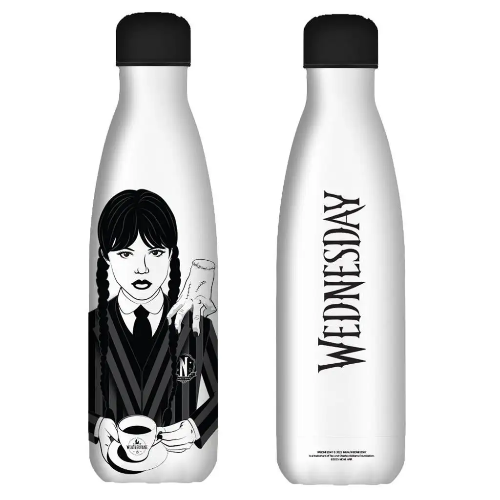 Streda: Nerezová vákuová fľaša 500 ml v bielej farbe kép 2