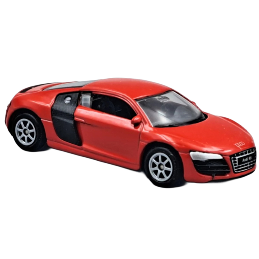 Welly: Audi R8 V10 červený model autíčka 1/64 kép 2