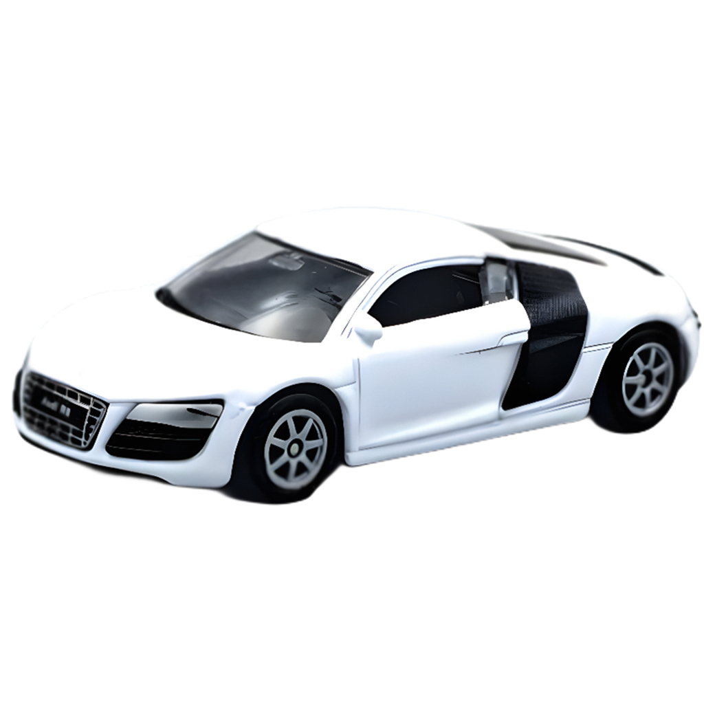 Welly: model auta Audi R8 V10 biely, mierka 1/64 kép 2