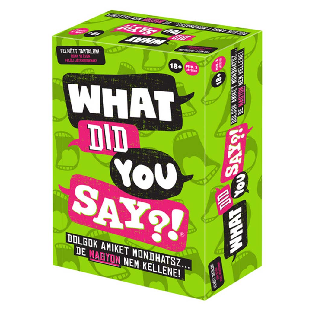 What Did You Say? spoločenská hra pre dospelých
