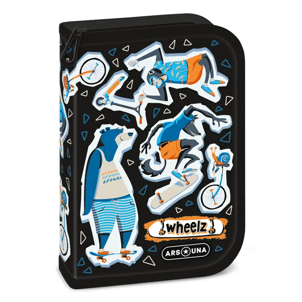 Ars Una: Wheelz töltött tolltartó 13x19x4cm kép 1