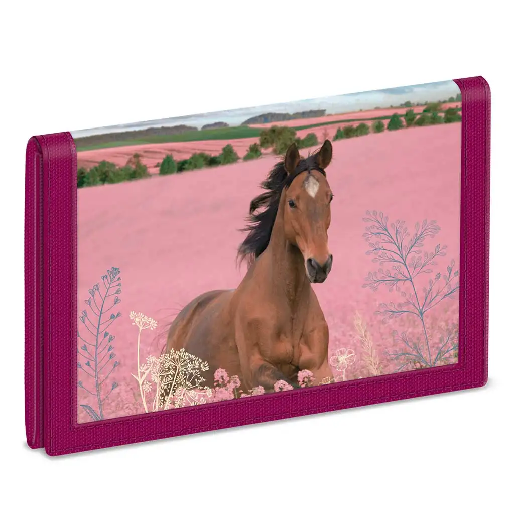 Ars Una: Wild and Free peňaženka s motívom koní 9x12,5x2cm