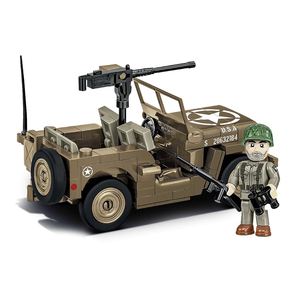 COBI: Stavebnica Willys MB tank (3133) kép 3