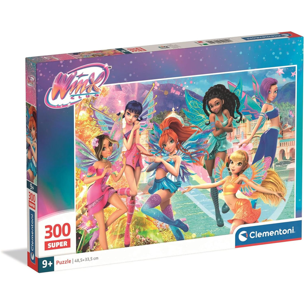 Víly Winx Club 300-dielne Super Puzzle - Clementoni