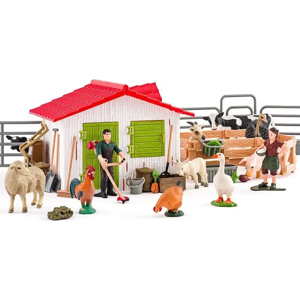 Faunica: Herná súprava s farmou zvierat s doplnkami - Woodyland kép 2