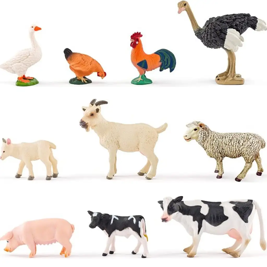 Faunica: Herná súprava s farmou zvierat s doplnkami - Woodyland kép 3