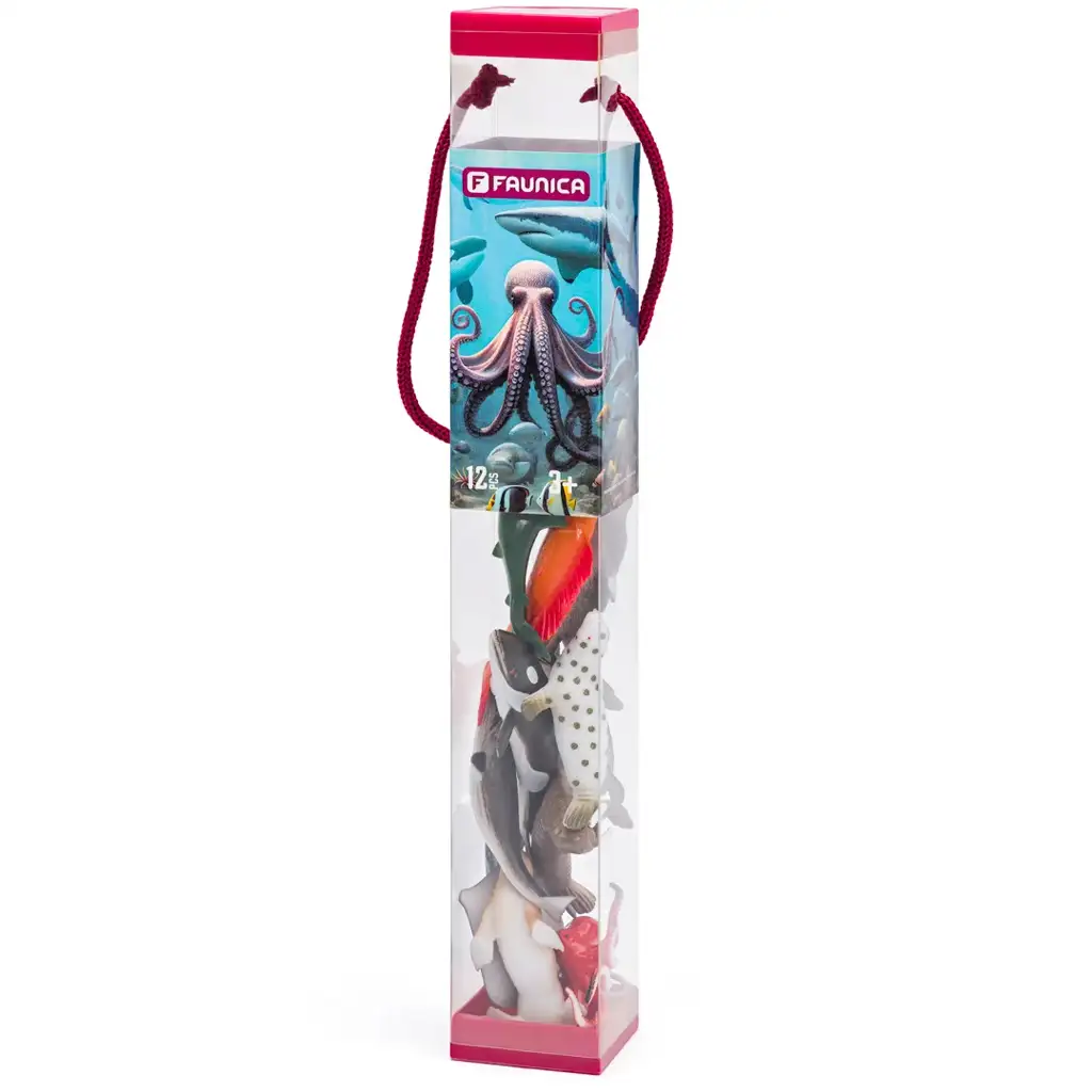 Faunica: Zvieratá oceánu 12-dielna súprava figúrok - Woodyland