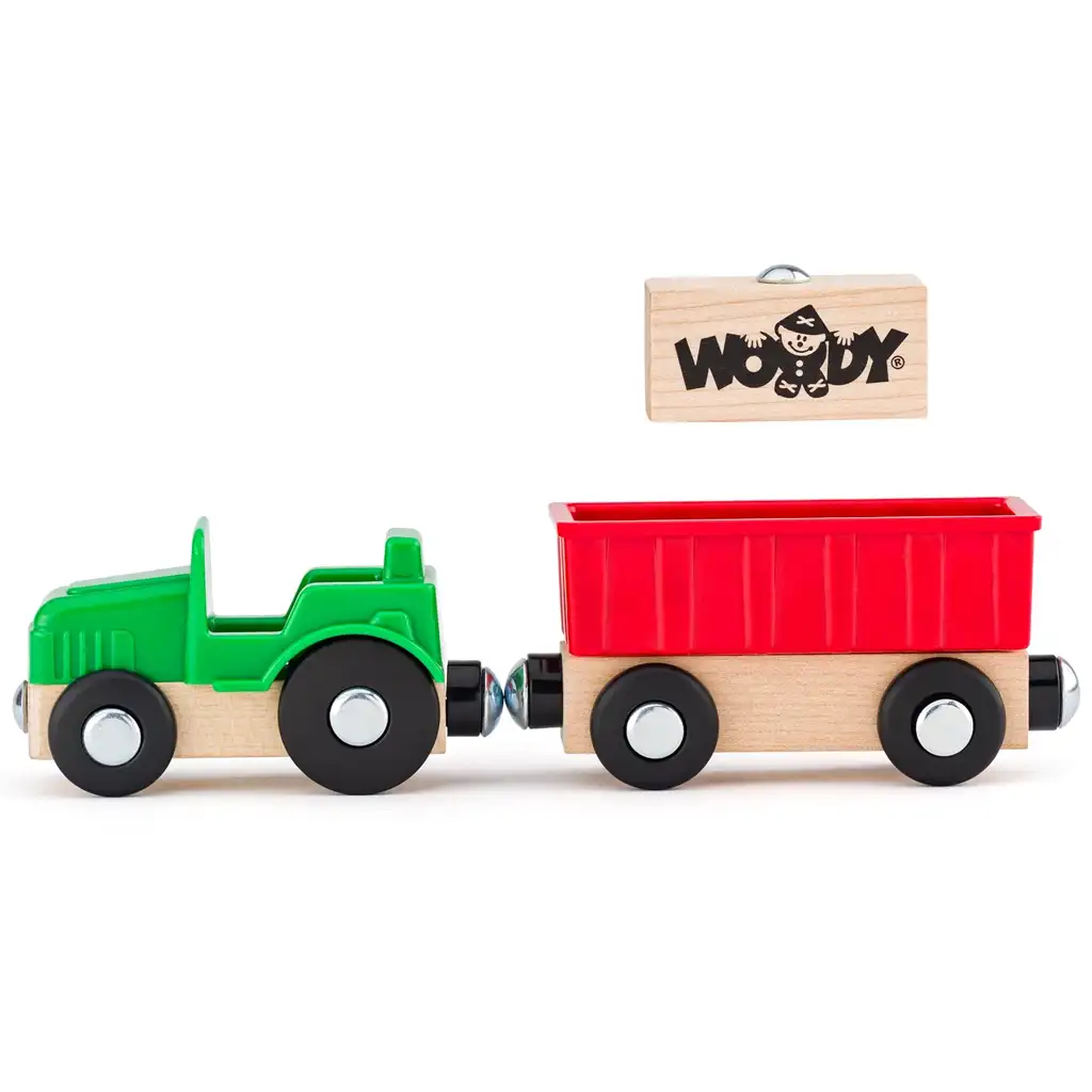 Pracovné stroje, sada 8 vozidiel s figúrkou - Woodyland kép 4