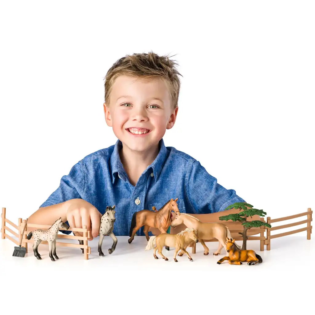 Faunica: 25-dielna hracia sada s koňmi - Woodyland kép 3