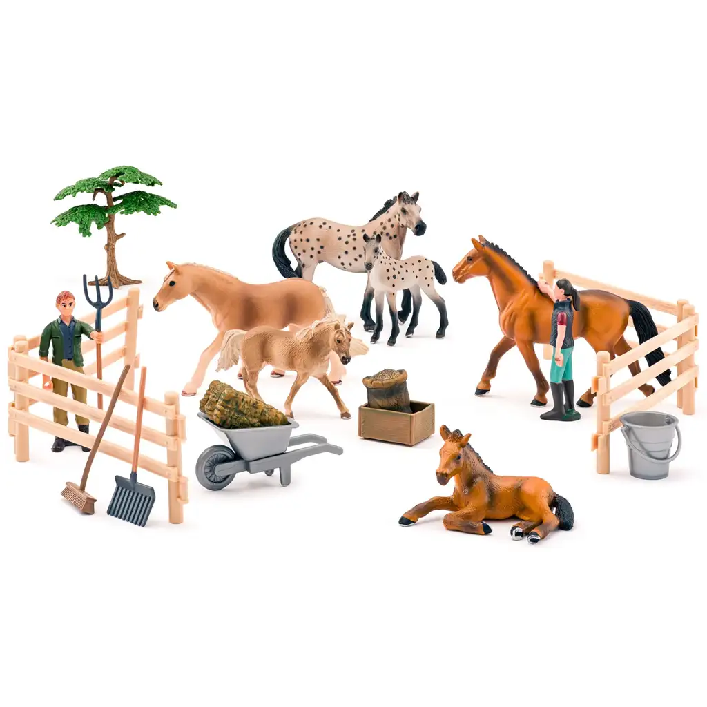 Faunica: 25-dielna hracia sada s koňmi - Woodyland kép 2