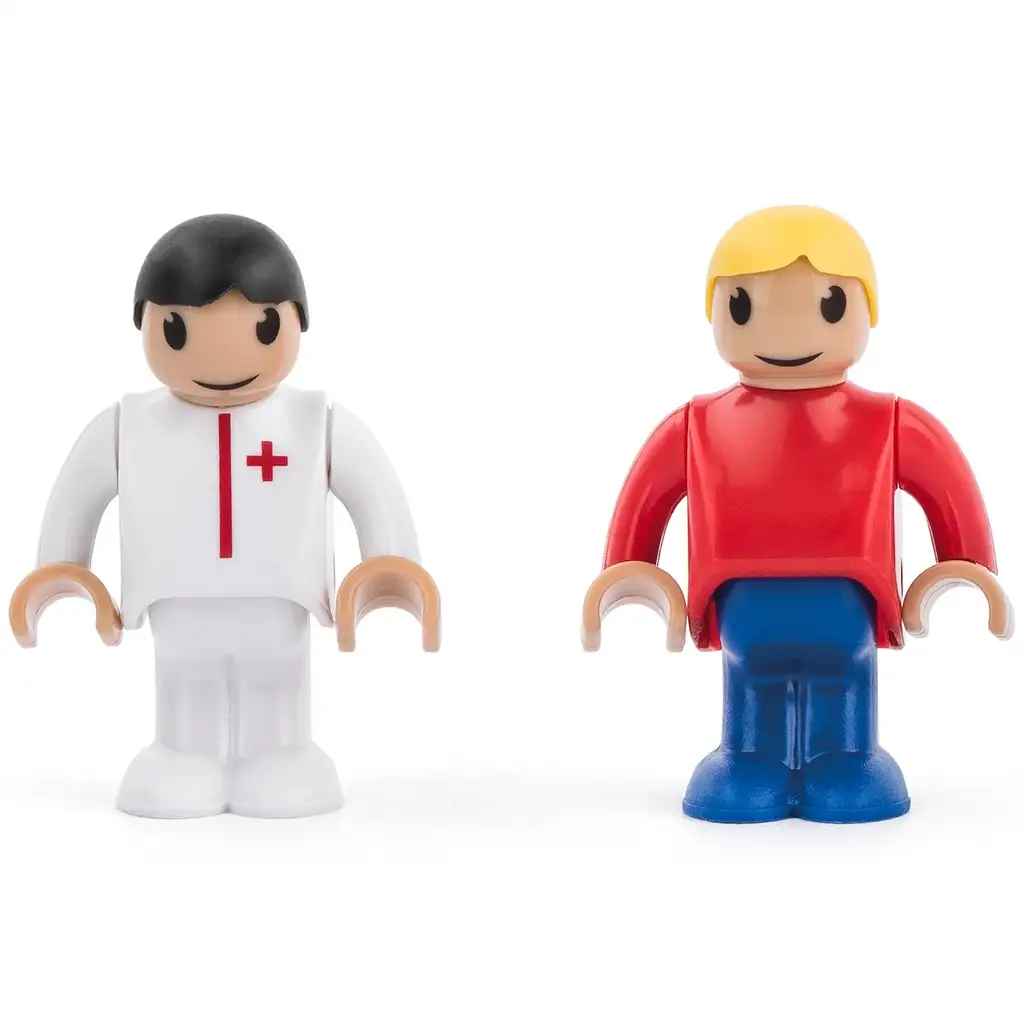 Magnetická sanitka s prívesom - Woodyland kép 3