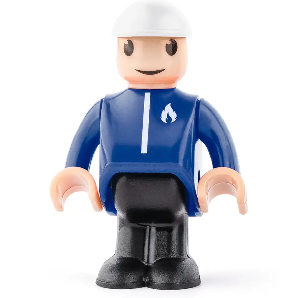 Magnetické hasičské auto s prívesom - Woodyland kép 3