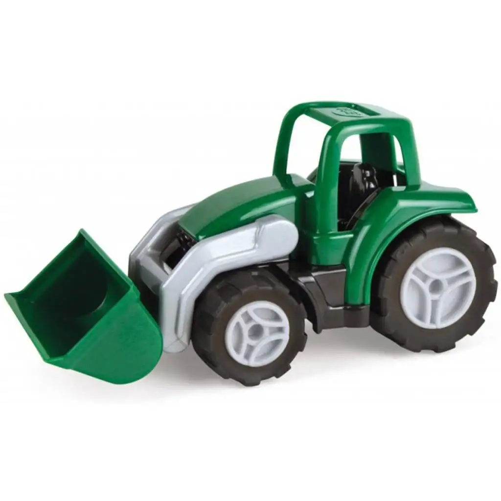 LENA: Workies pracovné stroje - Traktor s nakladačom 12cm-es