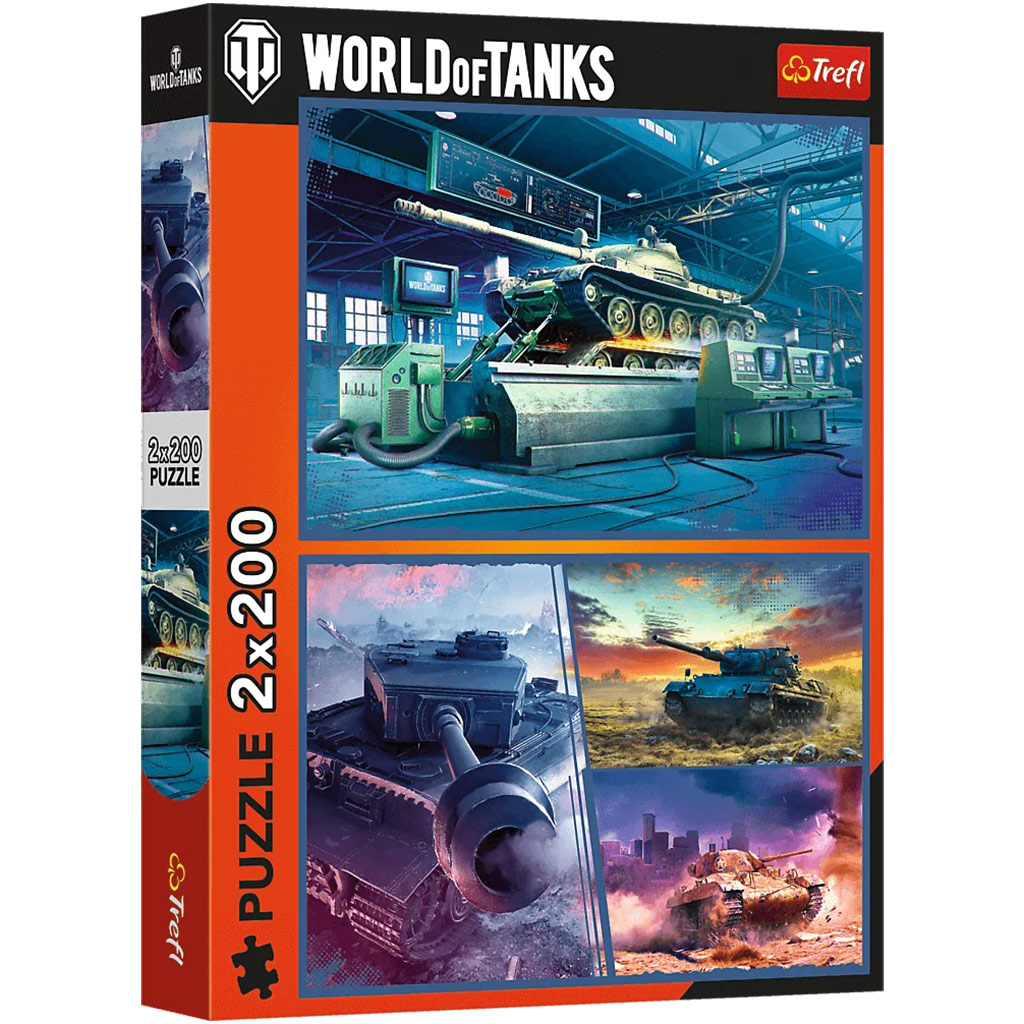 World of Tanks 2x200-dielne puzzle - Trefl kép 1