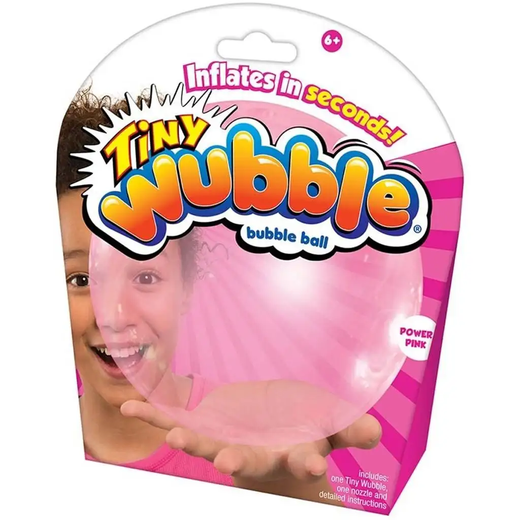 Tiny Wubble ružová bublinková lopta 30 cm
