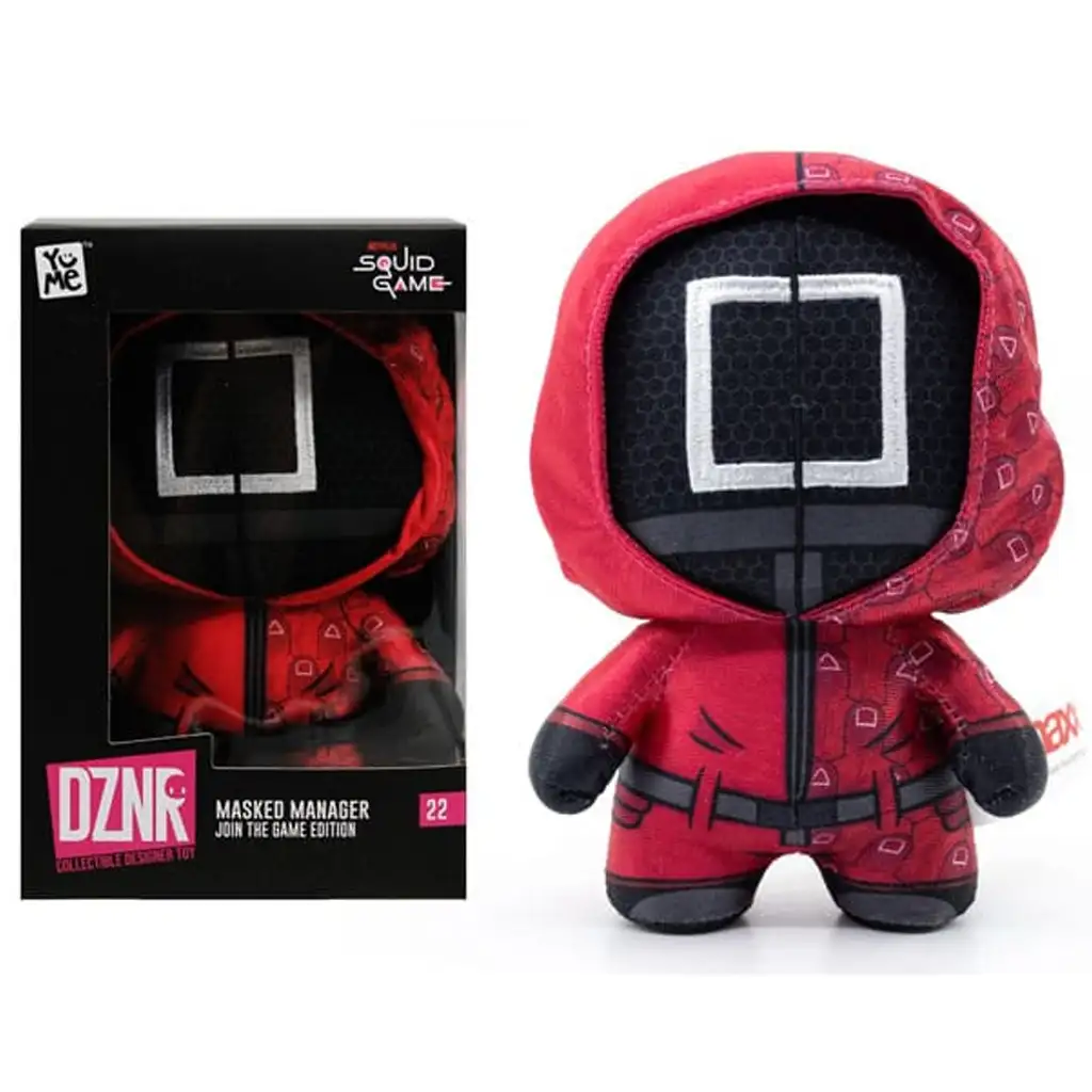 Squid Game DZNR Masked manager plüss figura Join the Game kiadás 18cm kép 1