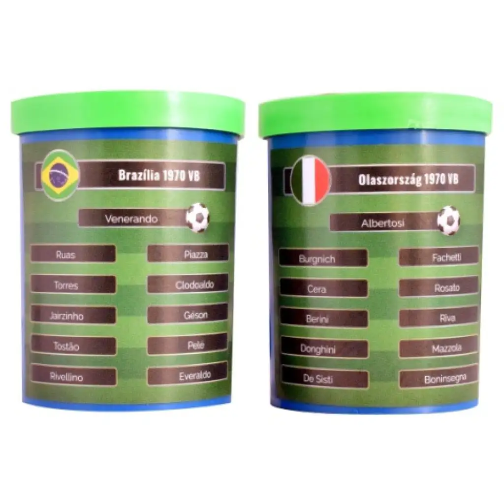 Zahrajte si znovu finále MS 1970! gombíkový futbal s darčekovým tímom