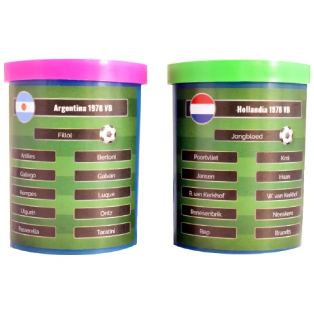 Zahrajte si znovu finále MS 1978! Argentína-Holandsko gombíkový futbal s darčekovým tímom