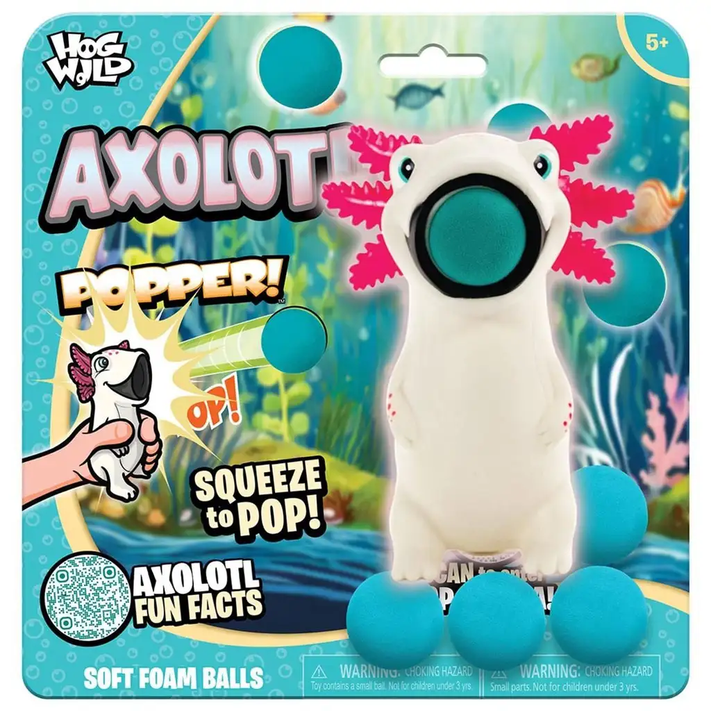 Zing: Popper Axolotl s vystreľovacími loptičkami kép 2
