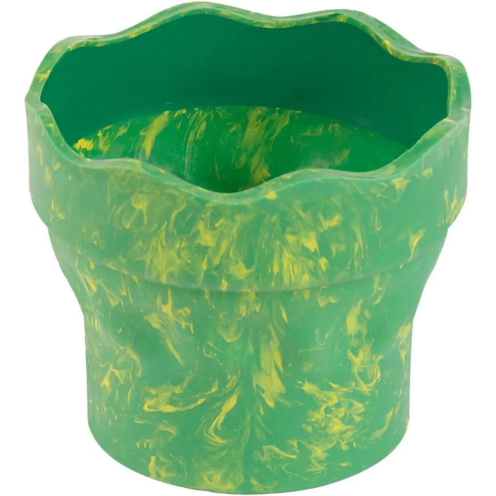 Faber-Castell: Click and Go zelený mramorový pohár na štetce kép 2