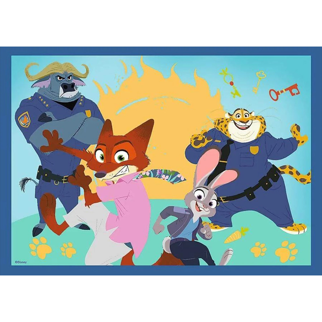 Zootropolis 2 – 4 v 1 35-48-54-70 dieliková puzzle – Trefl kép 4