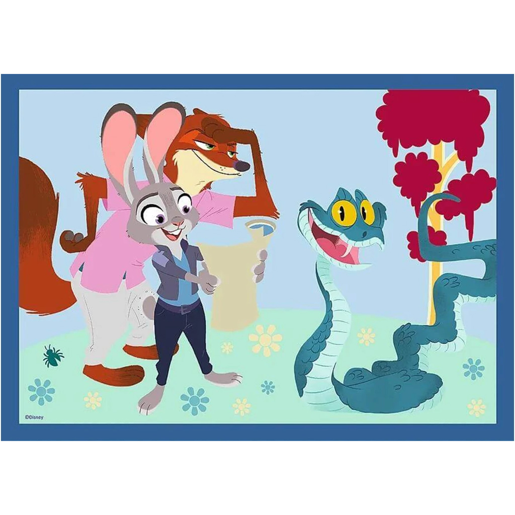 Zootropolis 2 – 4 v 1 35-48-54-70 dieliková puzzle – Trefl kép 5