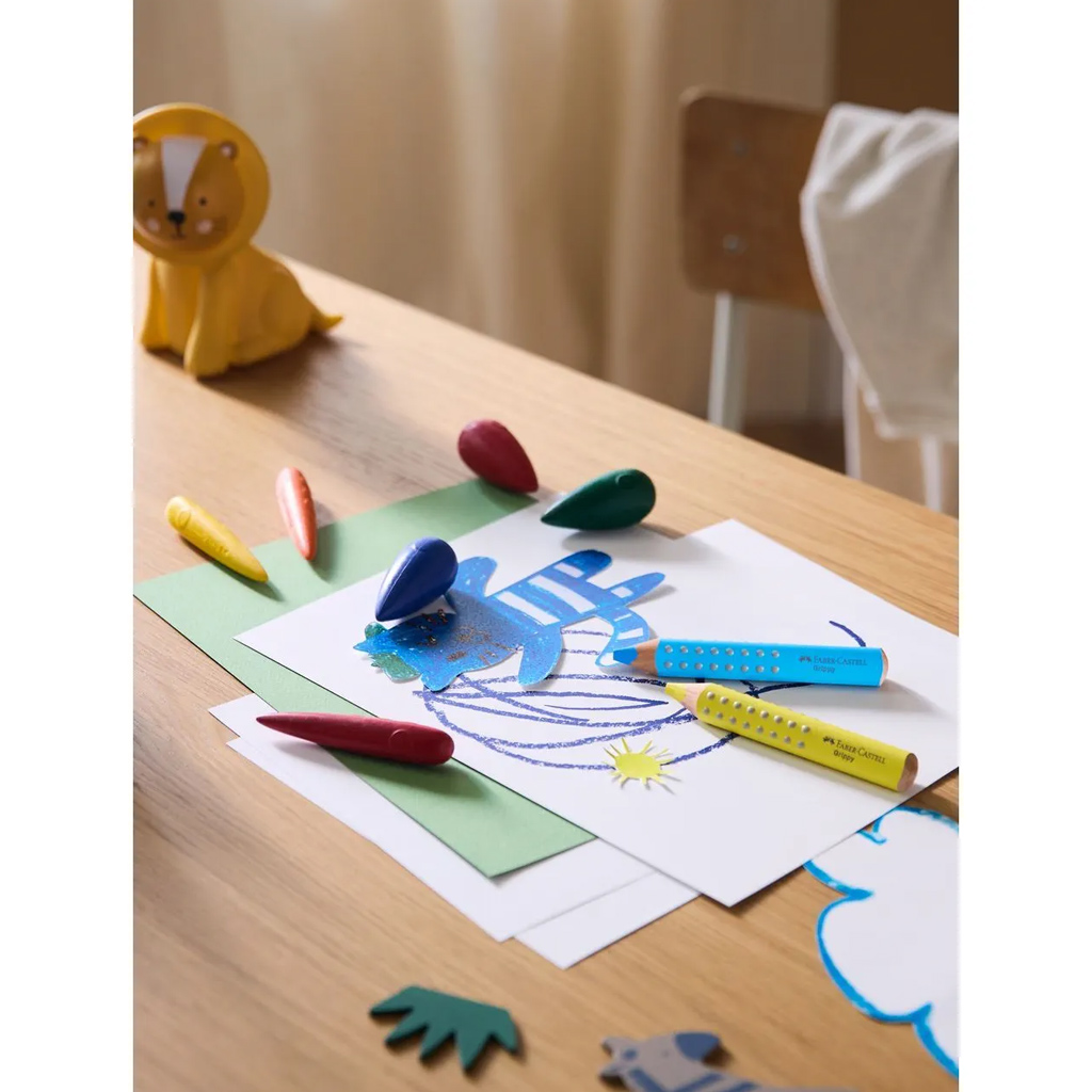 Faber-Castell: Sada voskových pasteliek v tvare kvapky, 4 ks kép 2