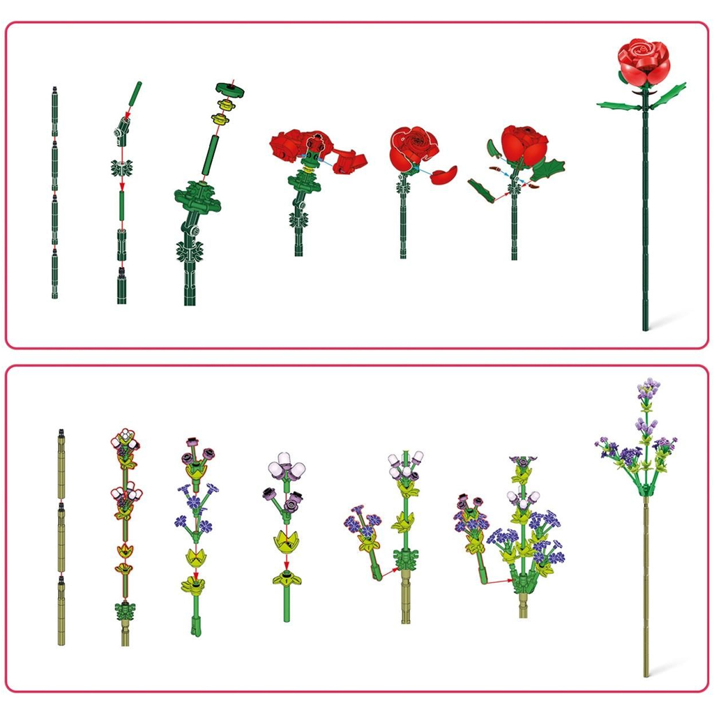 MAX ružová stavebnica kép 4