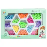 Art&Fun: Ékszerkészítő szett 100+ színes gömb alakú gyöngyökkel