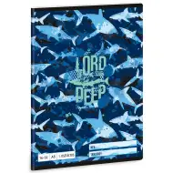 Ars Una: Lord of the Deep cápás 1.osztályos vonalas füzet A/5