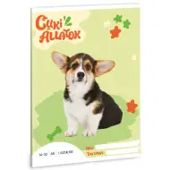 Ars Una: Cuki állatok - Welsh Corgi 1.osztályos vonalas füzet A/5