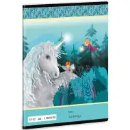 Ars Una: Stardust - Unikornis mintás 3. osztályos vonalas füzet 32 lapos A/5
