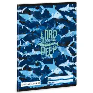 Ars Una: Lord of the Deep cápás 3.osztályos vonalas füzet A/5