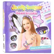 Jewelry Designer: Headbands hajpánt készítő szett színes gyöngyökkel és kiegészítőkkel