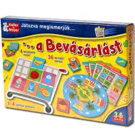Játszva ismerjük meg a bevásárlást társasjáték