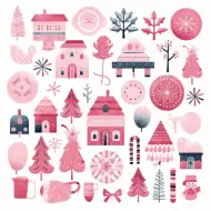 Adventi kalendárium utántöltő csomag lányos játékokkal