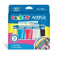 Acrylic 5x75ml-s akril festék szett - Carioca