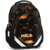 Ars Una: Wild in the dark oroszlános anatómiai iskolatáska, hátizsák 33×42×21cm