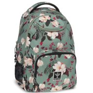 Ars Una: Flowery green iskolatáska hátizsák AU-6 34x45x26cm