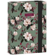 Ars Una: Flowery green virágos füzetbox A/5