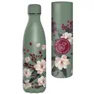 Ars Una: Flowery Pink duplafalú fém kulacs díszdobozban 500ml