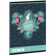 Pink Flamingo 32 lapos sima füzet 20-32 A/5