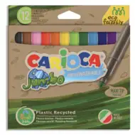 Eco Family Jumbo 12db-os színes filctoll szett - Carioca