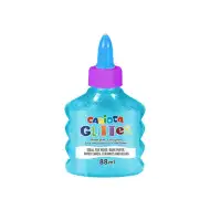 Csillámló folyékony neon világoskék ragasztó 88ml - Carioca