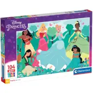 Disney Hercegnő barátnők 104db-os maxi supercolor puzzle - Clementoni
