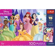 Disney Hercegnők 100db-os UFT puzzle poszterrel - Trefl