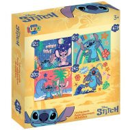 Luna: Stitch 4az1-ben puzzle szett