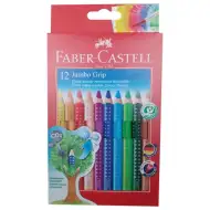 Jumbo színes ceruza 12db-os szett - Faber-Castell